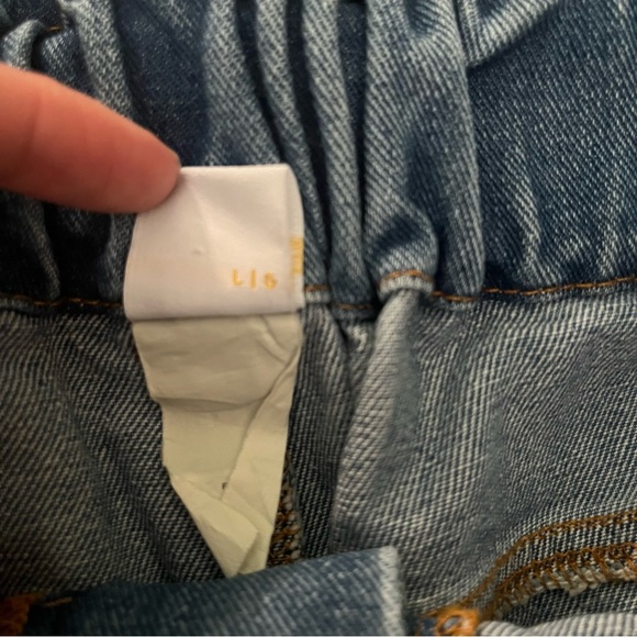 Lole Denim High Waisted Women's Shorts with Belt - Picture 4 of 7